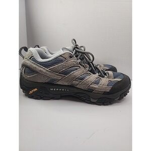 Merrell Moab 2 Ventilator Womens Size 9 Gray Blue Outdoor Hiking Shoes J06014